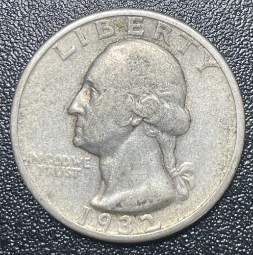 1932-S Washington Silver Quarter 25c VF Very Fine Key Date