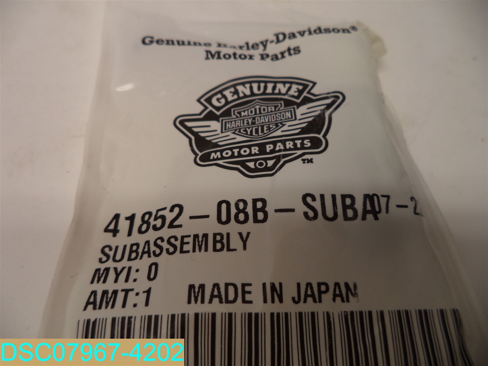 Harley-Davidson Sub Assembly 41852-08B-SUBA | eBay