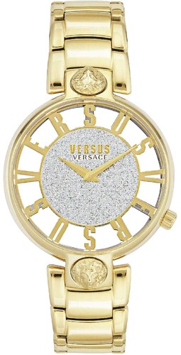 $275 Versus Versace Womens  Rose Gold /Beige 36mm Genuine Strap Fashion Watch Versus Versace Womens Beige 36mm Strap Fashion Watch | eBay main image 4
