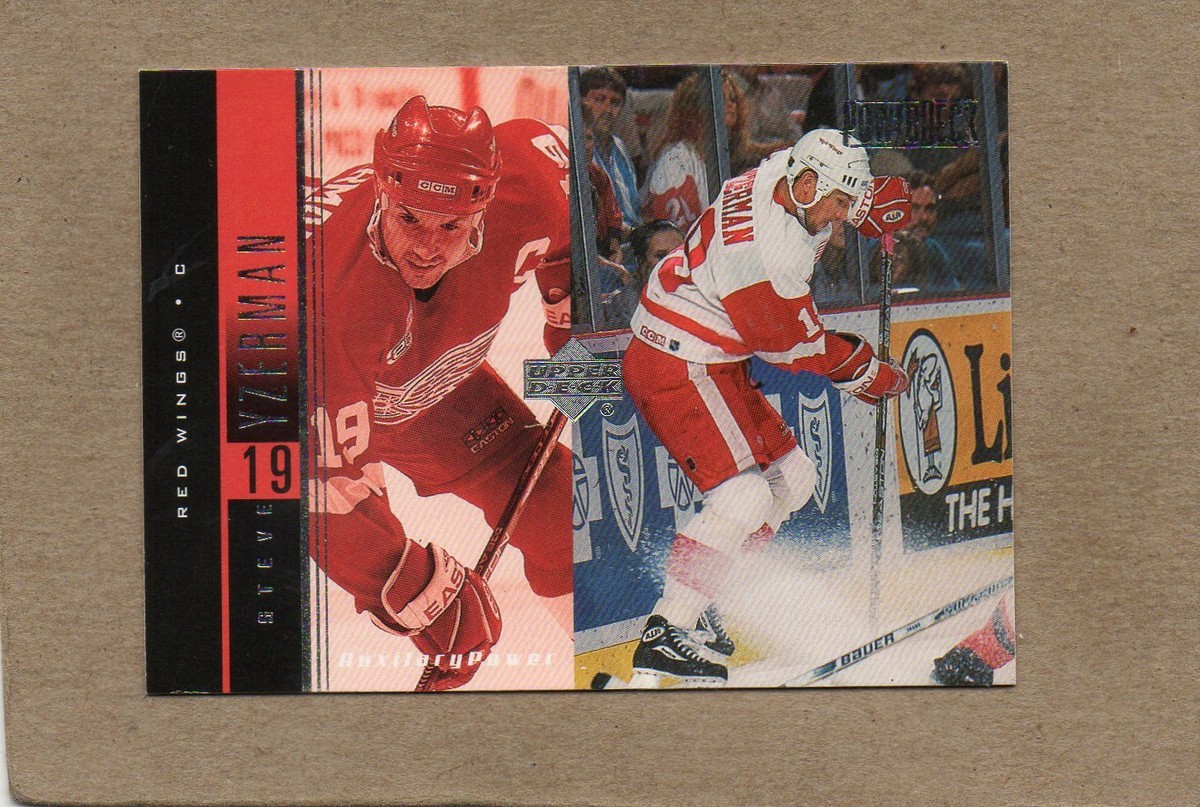 steve yzerman detroit red wings card 1999/00 powerdeck aux11 ud | eBay