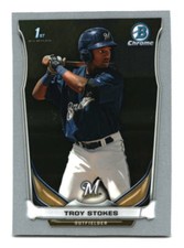 2014 Bowman Draft Chrome # CDP111 Troy Stokes
