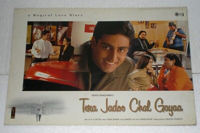 Tera Jadoo Chal Gaya 9 Stück Lobbykarte Bollywood 2000 Abhishek Keerthi 24 x ...
