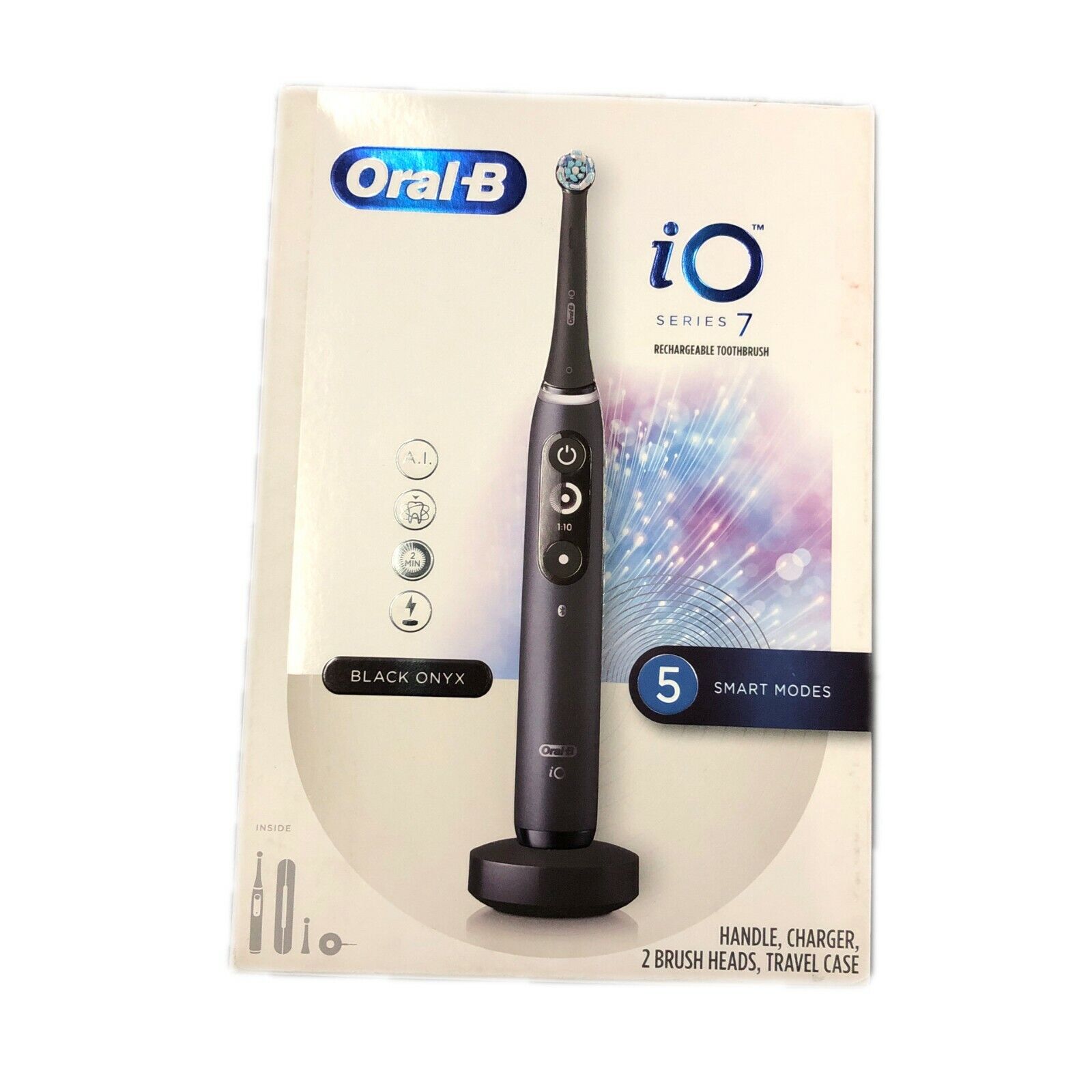 oral b io ™ series 7 electric toothbrush in onyx black