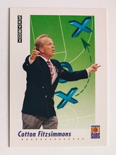 COTTON FITZSIMMONS 1991-92 SkyBox Basketball Coach #398 Phoenix Suns