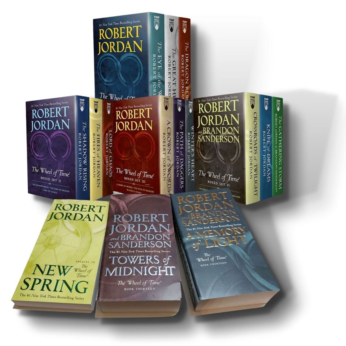 The Complete Wheel of Time Series Set 1-14+New Spring-Robert The Complete Wheel of Time Series Set 1-14+New Spring-Robert