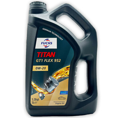5 L Fuchs Titan Gt1 Flex 952 0W-20 | MB 229.71 | OPEL OV0401547 | STJLR.03.5006