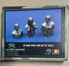 US Tank Crew / CBR Battle Dress - 1/35 Resin Figure Set  VLS No. 381 Opened