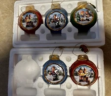 Bradford Editions Berta Hummel Holiday Happiness Heirloom Porcelain Ornaments