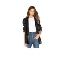  498.00 Joie Diandra Caviar Sequin Tuxedo Jacket 4 NWT