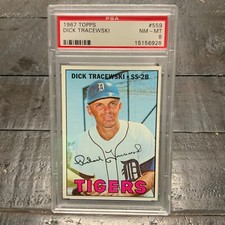 1967 Topps Dick Tracewski #559 *Tigers* PSA 8 NM-MT