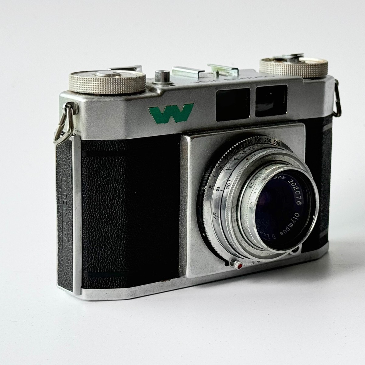 EXC+++)Vintage 1995 Olympus WIDE 35mm Film Camera Silver F3.5 Lens
