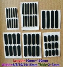 Self Adhesive Furniture Leg Feet Protector Pad 10mm 160mm Anti-Skid Thick 2 3mm