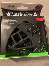 Silicone Black Dog Muzzle: Size 2 New 