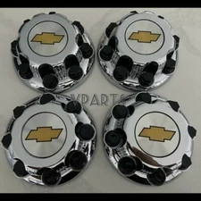 4PCS NEW CHEVY CHROME 8LUGS CENTER CAPS FOR  Chevy Express Van 2500 3500 9597163