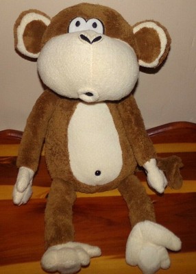 Bobby Jack Stuffed Plush Animal Monkey Brown Tan 22