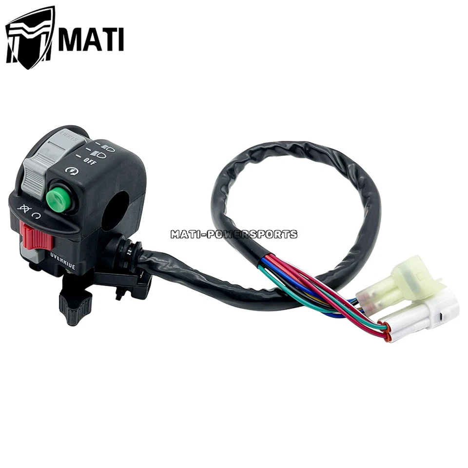 Interruptor de manillar faro de parada de arranque para Yamaha YFM350 YFM450 YFM660 Grizzly Foto 3 de 4