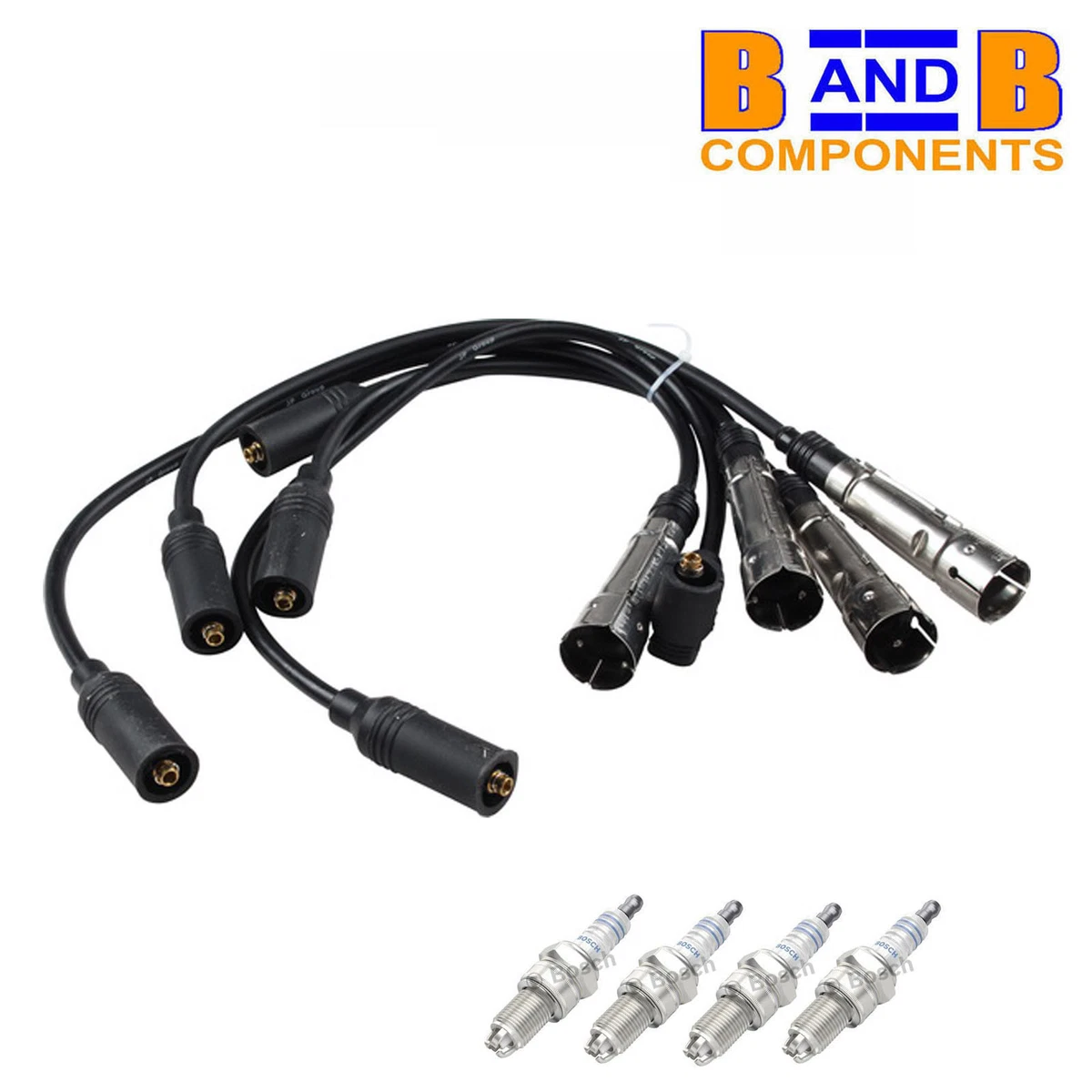 IGNITION LEAD SET BOSCH SPARK PLUGS VW GOLF MK2 MK3 C431