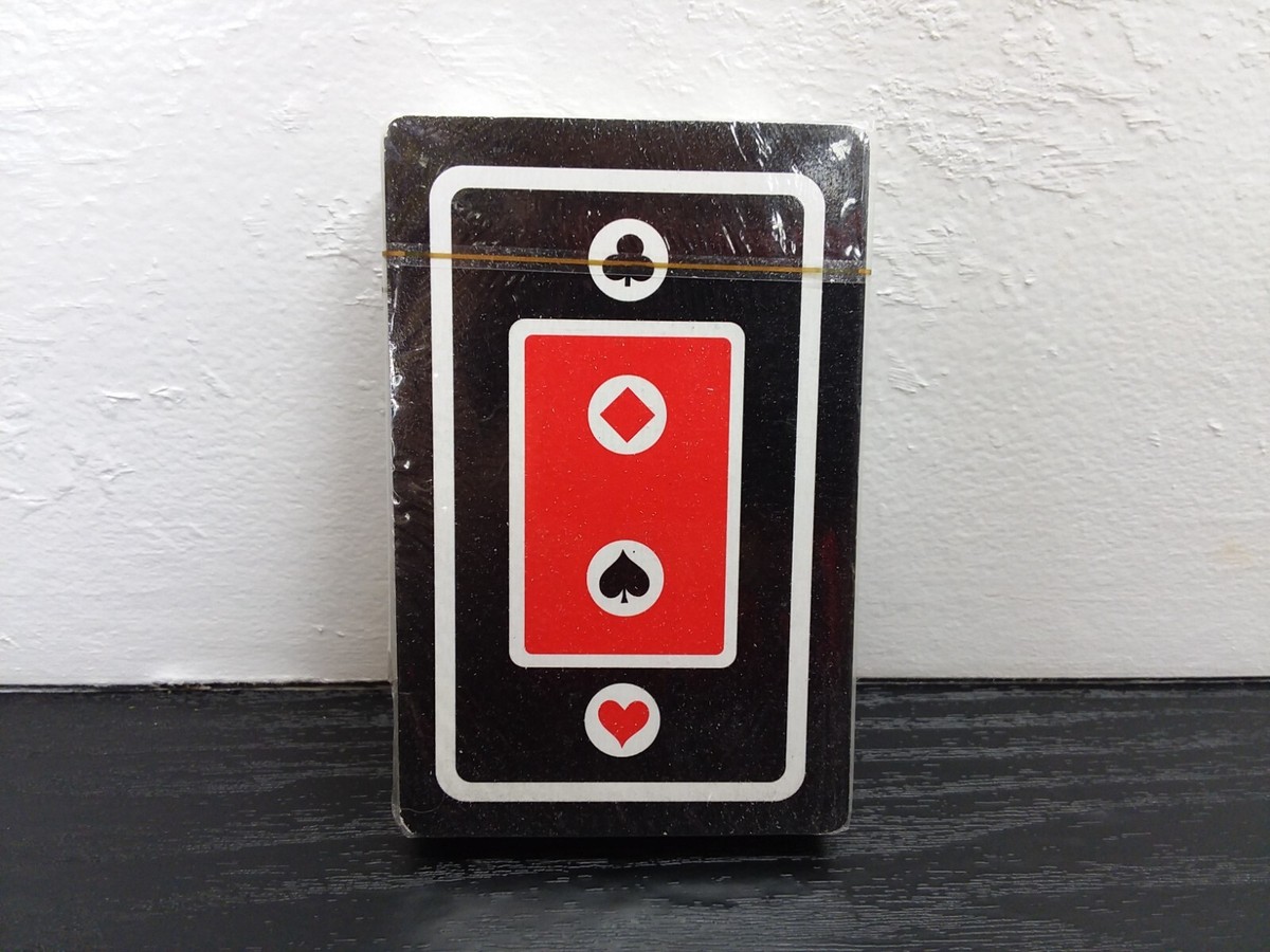 Playing Cards - Vintage Style Black & Red Poker Blackjack Unique