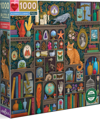 eeBoo Alchemist's Cabinet 1000 Piece Jigsaw Puzzle By Vasilisa Romanenko