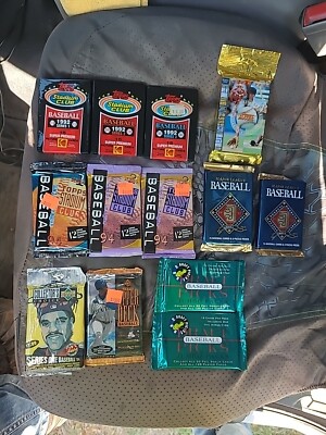Sealed Topps,Score,Upper Deck,  Donruss, Classic Draft Picks Baseball Card Lot