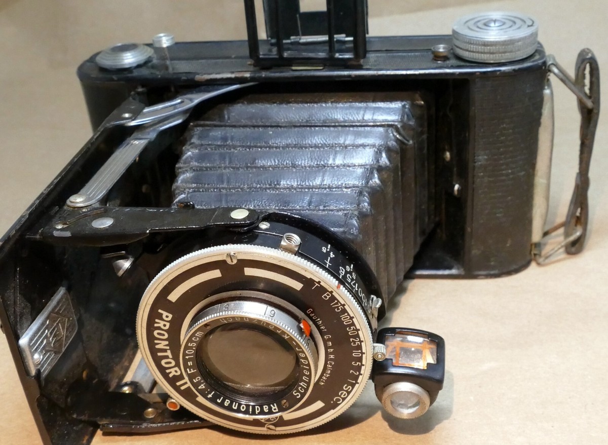 Technika 大判カメラ Schneider-Kreuznach Schneider Kreuznach Radionar 10.5cm F4.5 Folding Camera 120 6X9