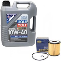 MotoröL Set 10W-40 5 Liter + ÖLfilter SH 4791 P FüR Mazda 6 Stufenheck 1.8 2.0