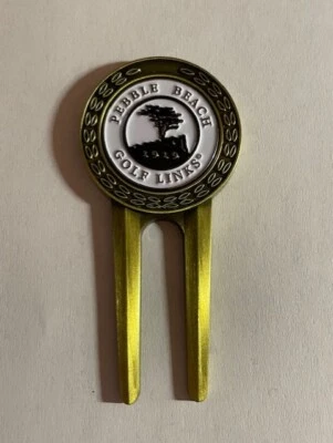 Pebble Beach Golf Links Divot Tool & 1" Coin Golf Marker - Pebble Beach Resorts