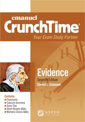 Emanuel Crunchtime for Evidence (Paperback or Softback)