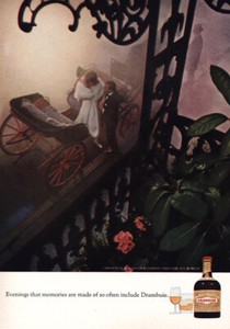 1969 Drambuie: Evenings Memories Vintage Print Ad