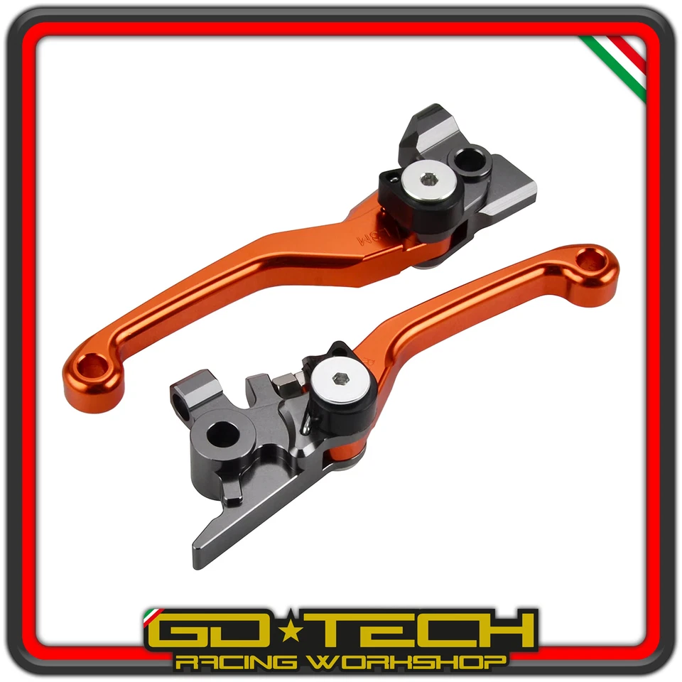 LEVE FRENO FRIZIONE ANTIROTTURA SNODATE CNC KTM EXC EXCF SX SXF XC XCF XCW XCFW - Immagine 3 di 4