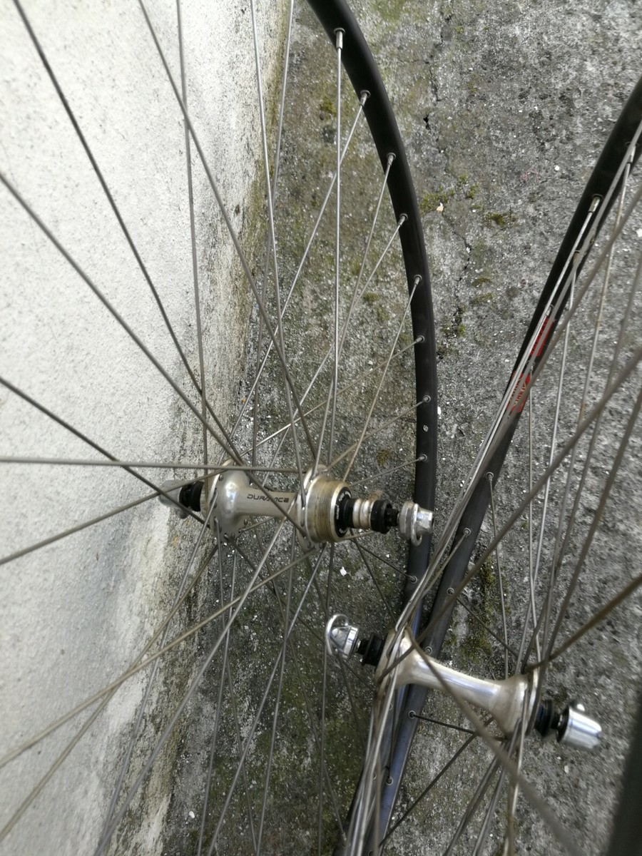 Mavic Gl 330 Roues Tubulaires Avec Shimano Dura Ace Hbs Nos 32 Trous