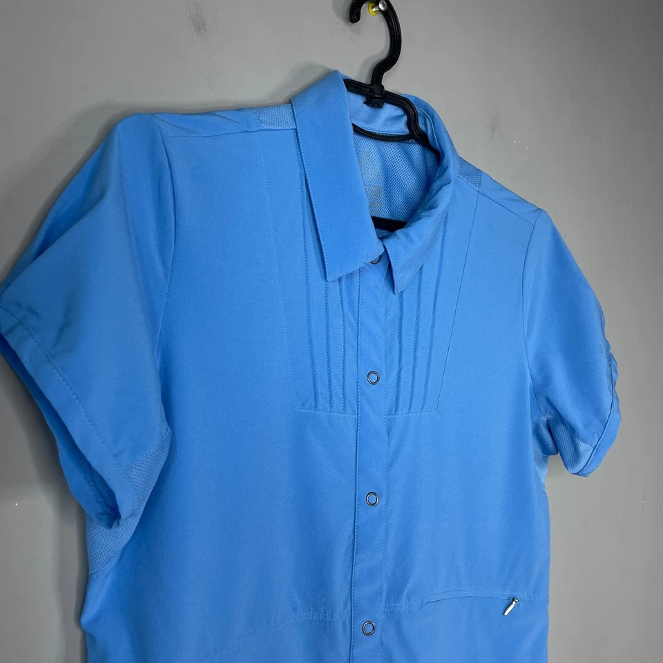 Nike ACG Damen T-Shirt Taschen Blau Snap Up S/S Größe M - Bild 4 von 4