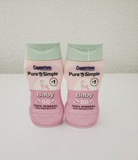 Lot Of 2 Coppertone Pure  Simple Baby Zinc Oxide Sunscreen Lotion SPF 50