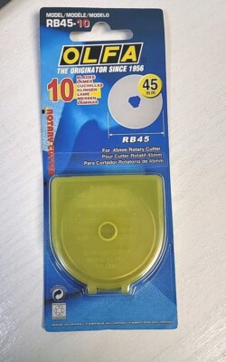 OLFA RB45-10 RB45 45mm Rotationsklinge - 10er Pack Neu 