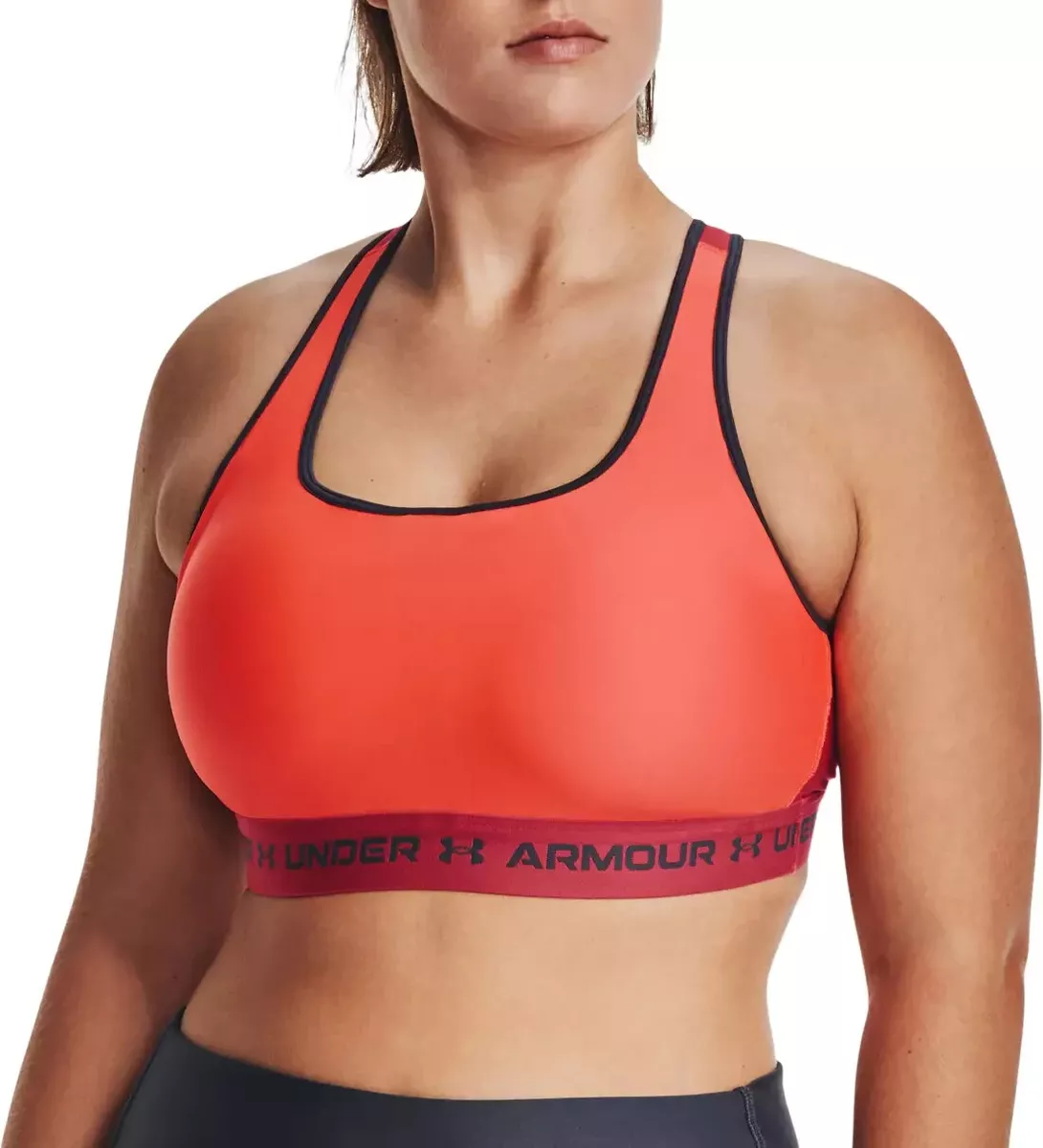 Under Armour Sports Bra Women's M After Burn Crossback 2.0 Medium