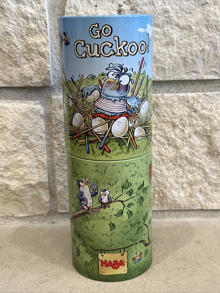 HABA Games Go Cuckoo! Familia Niños Pájaros Animales Huevos Palitos Destreza Suerte Foto 2 de 4