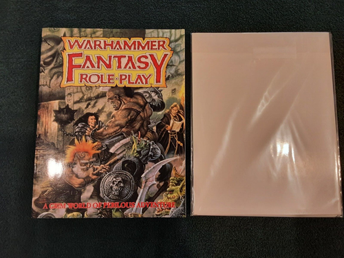 Games Workshop: Warhammer Fantasy RPG softcover NM + Poster Map: Hogshead - Picture 1 of 2