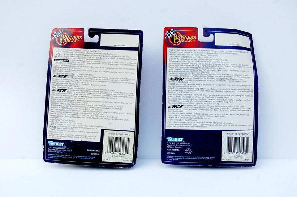 Winners Circle NASCAR | Steve Park, Jeff Gordon | Lote de 2 DieCast 1:64 Foto 2 de 2