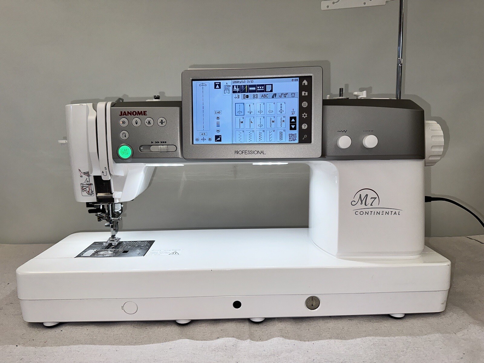 Used Janome Continental M7 professional sewing machine eBay