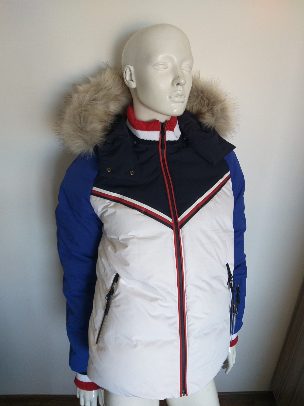 TOMMY HILFIGER X ROSSIGNOL women's ski down jacket size L image 2