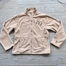 The Bradford Exchange Embroidered Beige Shih Tzu Dog Zip Up Fleece jacket Size L