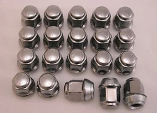 20 New Jeep Compass Patriot Factory OEM Polished Stainless Lug Nuts Lugs 12x1.5