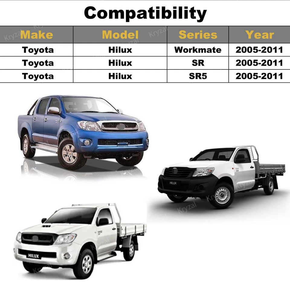 AC Heater Control Unit Panel Switch for Toyota Hilux N70 Workmate SR SR5 05-11  - image 2 of 4