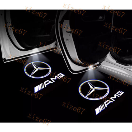 2pcs No fading For C-CLASS W203 Car Door Projector LED light Kit 2001-2007 AMG - Picture 2 of 8