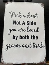 wedding sign