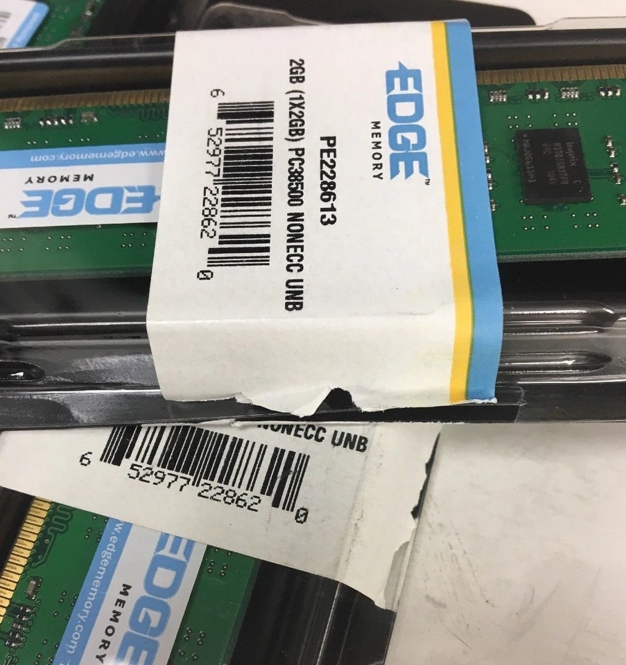 8GB (4X2GB) Edge Memory Modules PE228613 2GN602R08DS PC3-8500 DDR3-1066 - Image 4 of 4