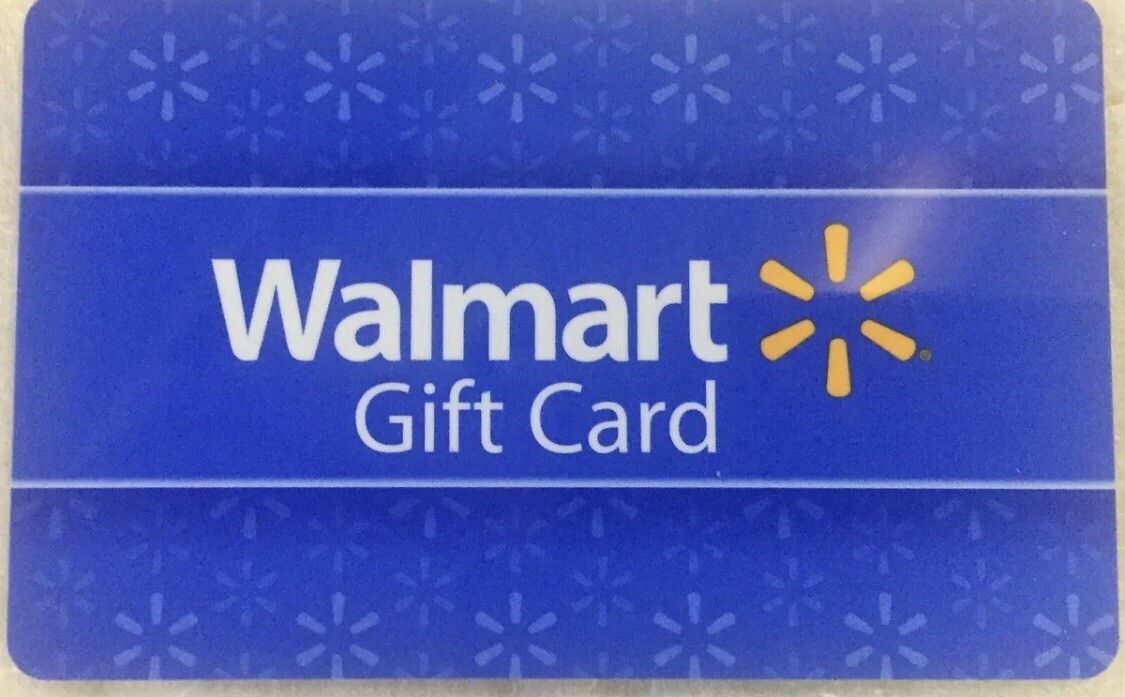 500 WalMart Gift Card Physical Card Ships Free with Signature