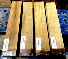 FOUR KILN DRIED IPE TURNING BLANKS LATHE TURNING WOOD BLOCK LUMBER 2" X 2" X 12"