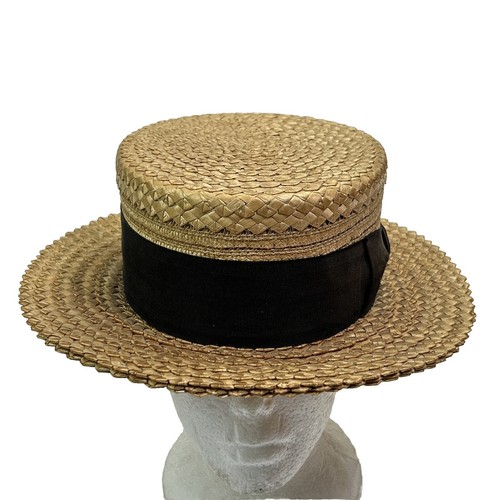 Vintage Cellophane Straw Jean Sutton Pill box Hat Spiky‎ poof on top READ Jean Sutton Hat - Etsy main image 3