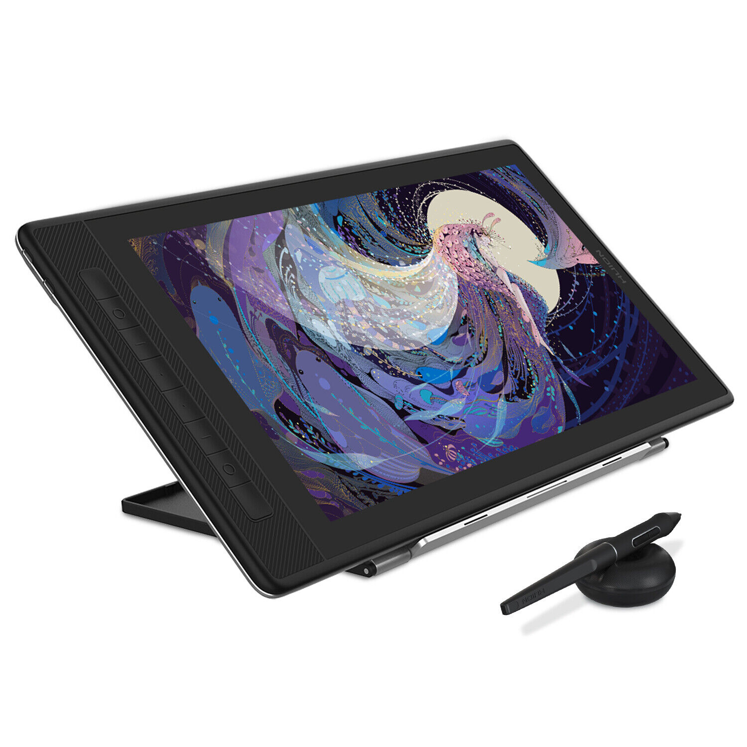 HUION KAMVAS PRO 16 2.5K QLED Drawing Tablet Display metal shell + 8 Press Keys